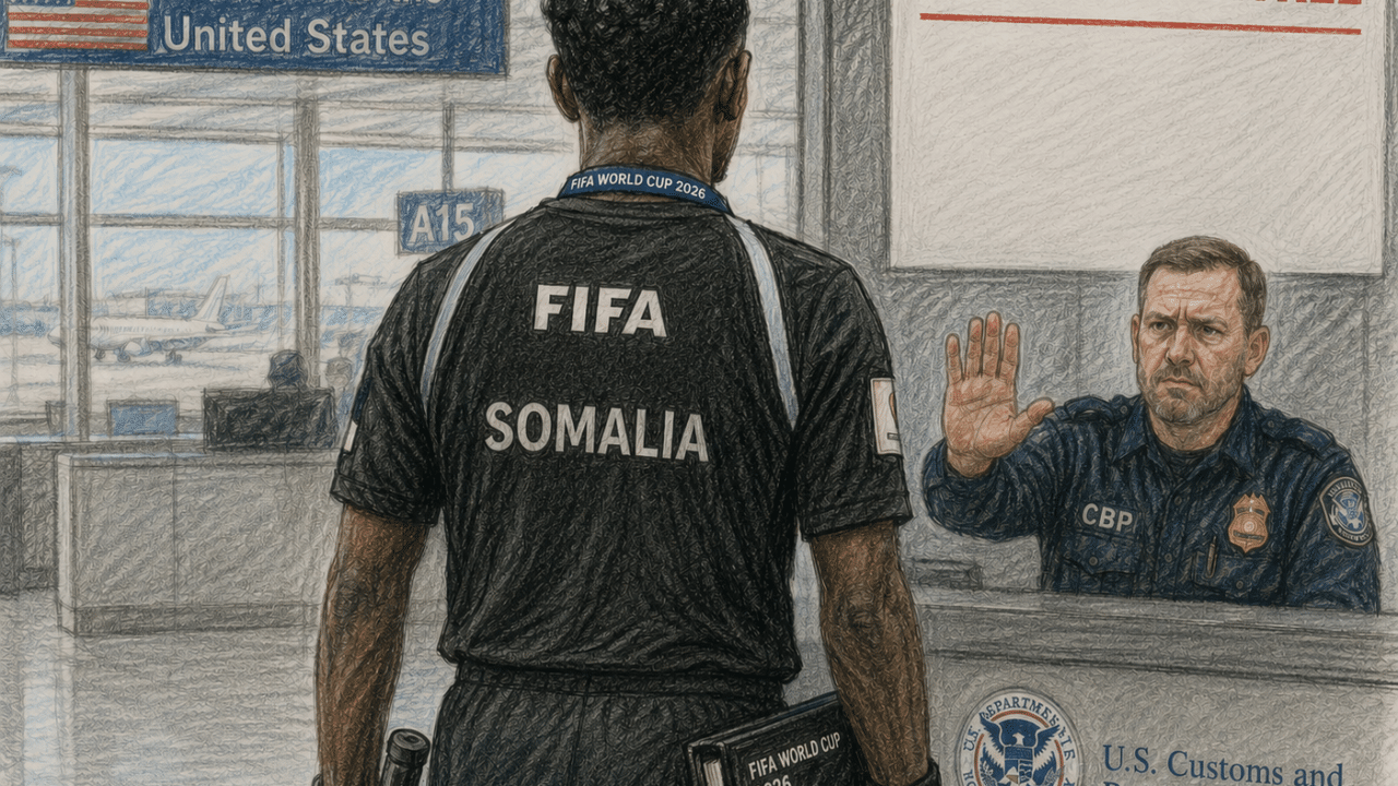 Mondial 2026 — Un arbitre somalien refoulé aux États-Unis